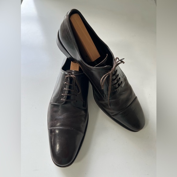 Salvatore Ferragamo Classic Brown Men's Shoes
